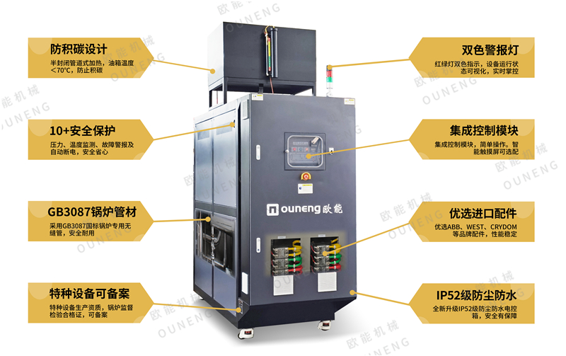 加熱瀝青選用電加熱導(dǎo)熱油爐設(shè)備，省心！